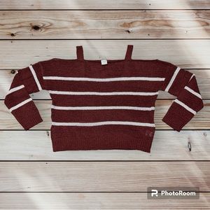 Blush BJ Cold Shoulder Sweater